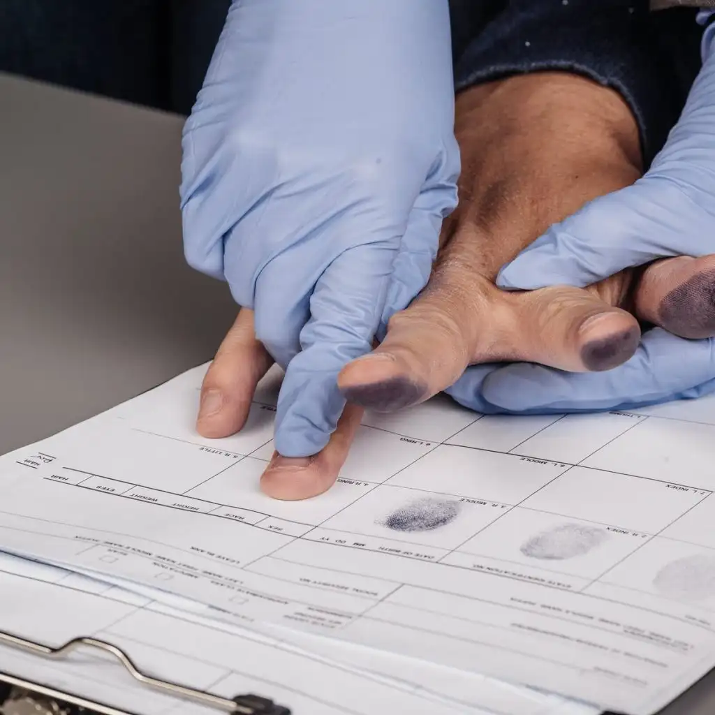 FBI Fingerprinting Process