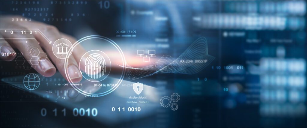 Future background check technology including AI screening and biometric verification